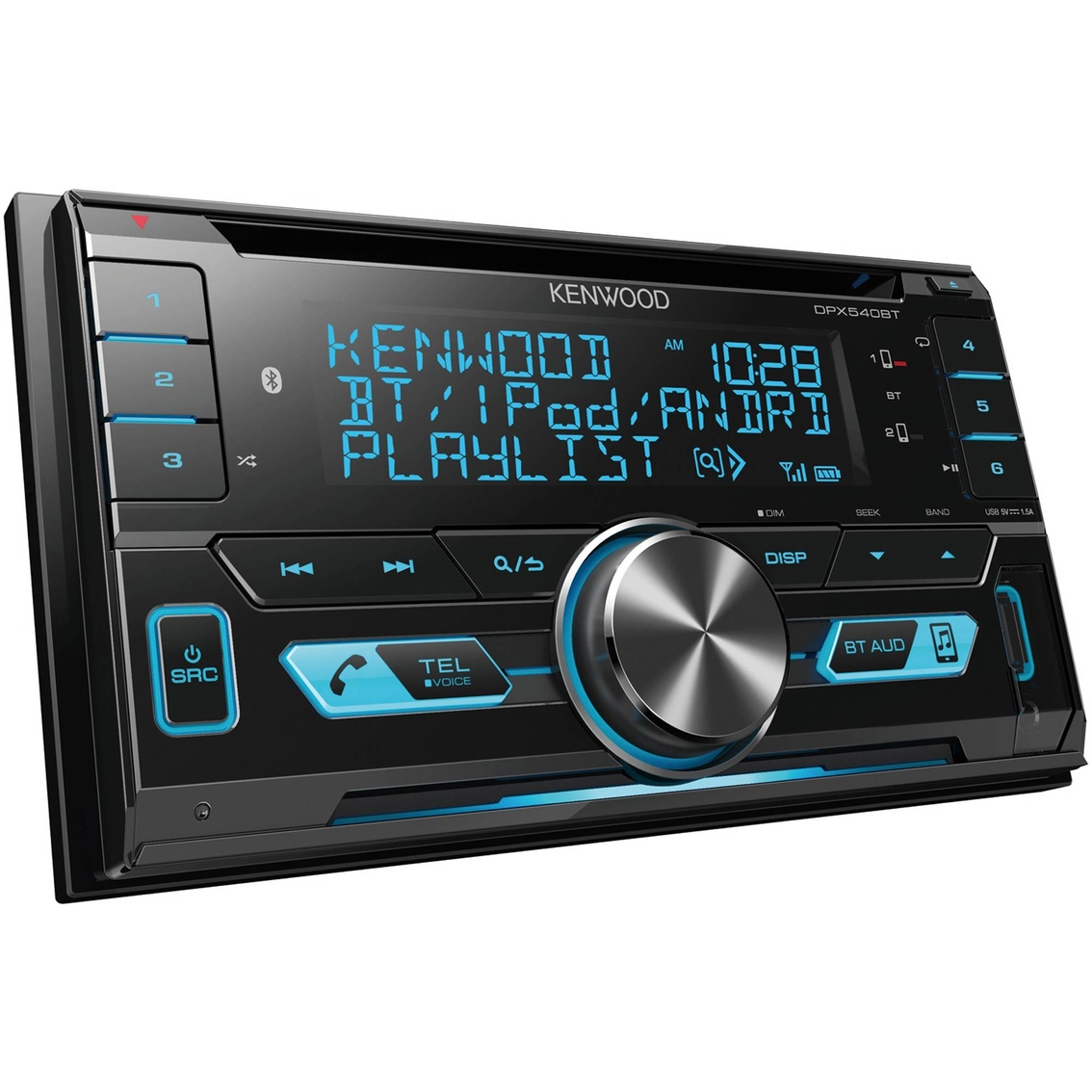 Kenwood Double-DIN In-Dash AM/FM Media Receiver with Bluetooth - Image 2 of 3