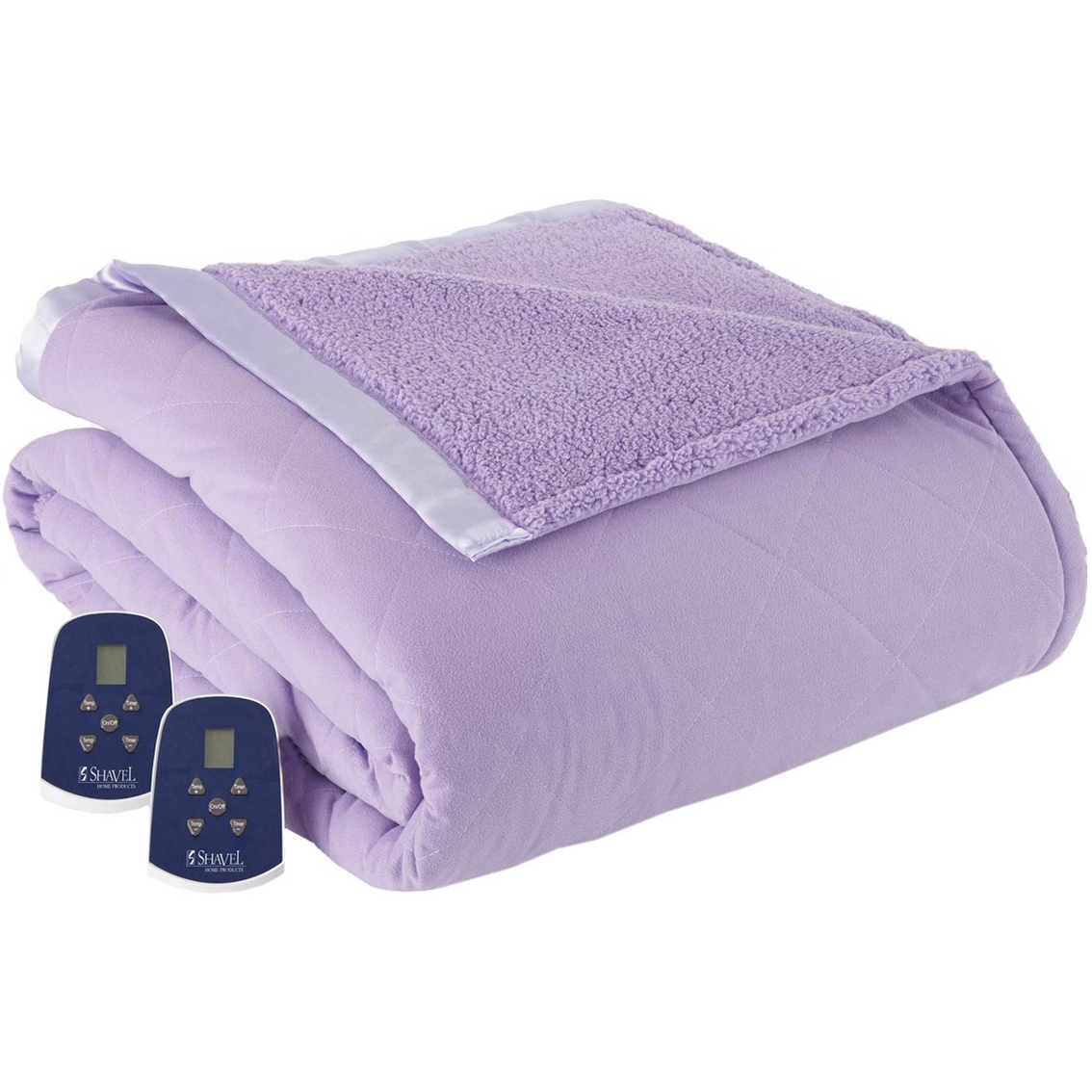 Micro Flannel® Reverse to Sherpa Electric Blanket - Image 1 of 2
