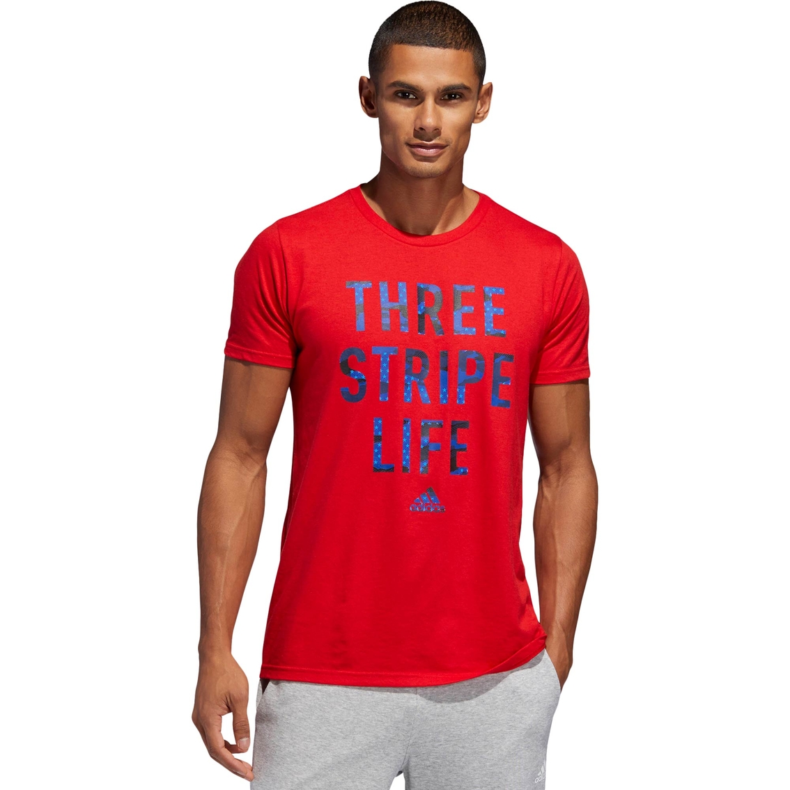 Adidas Three Stripe Life Camo Tee | Shirts | Clothing & Accessories ...