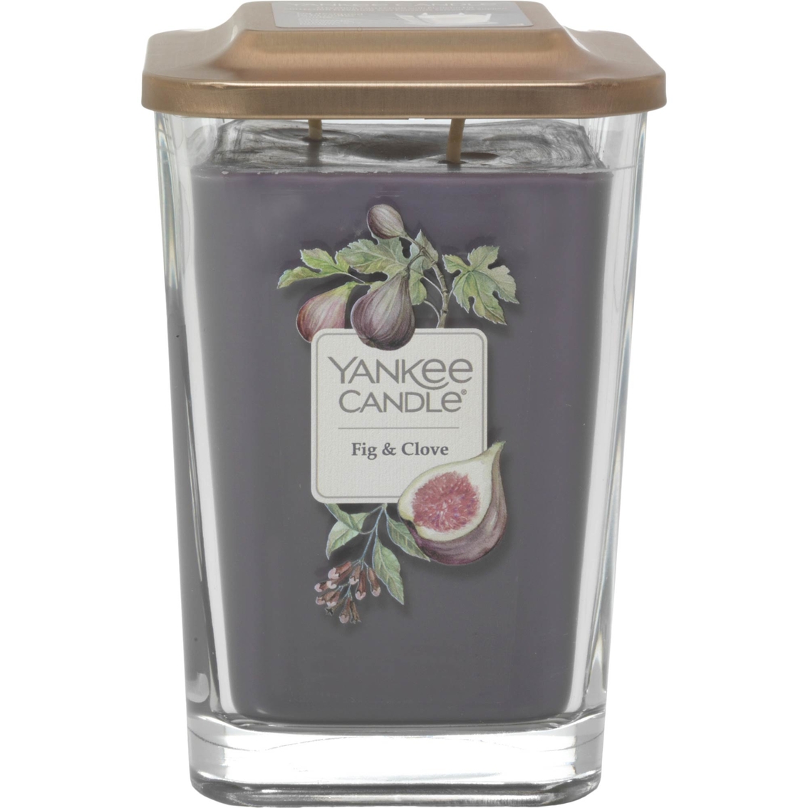 Yankee Candle Fig And Clove 2 Wick Large Square Candle | Candles & Home ...