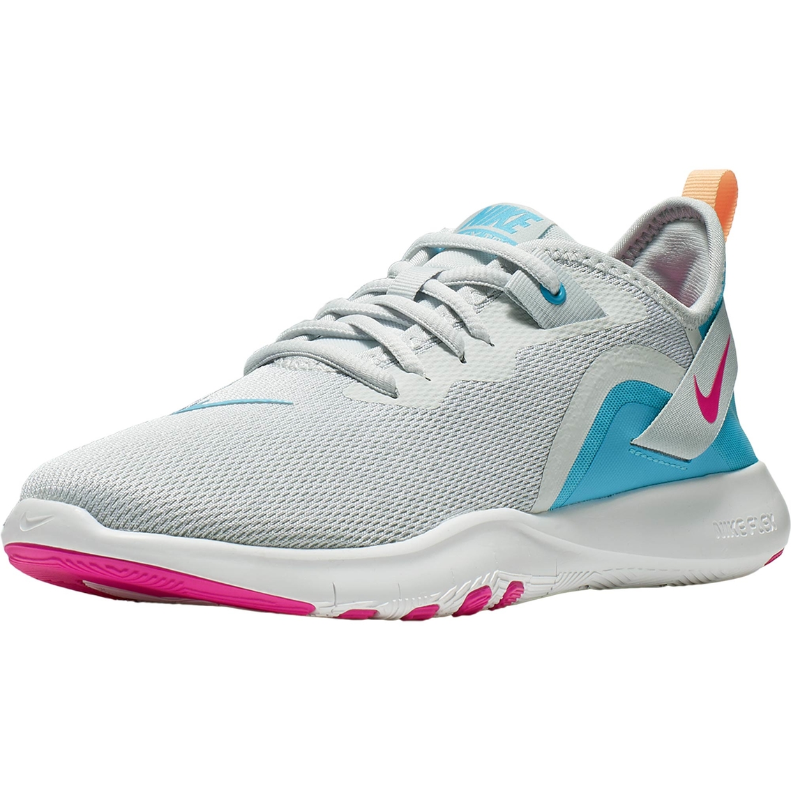 nike women's white and pink trainers