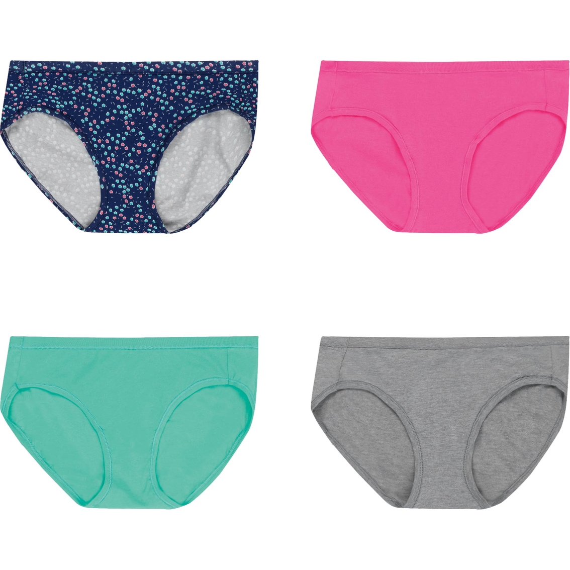 Pack of 3 Hanes Womens ComfortSoft Cotton Stretch Hipster Panty Assorted