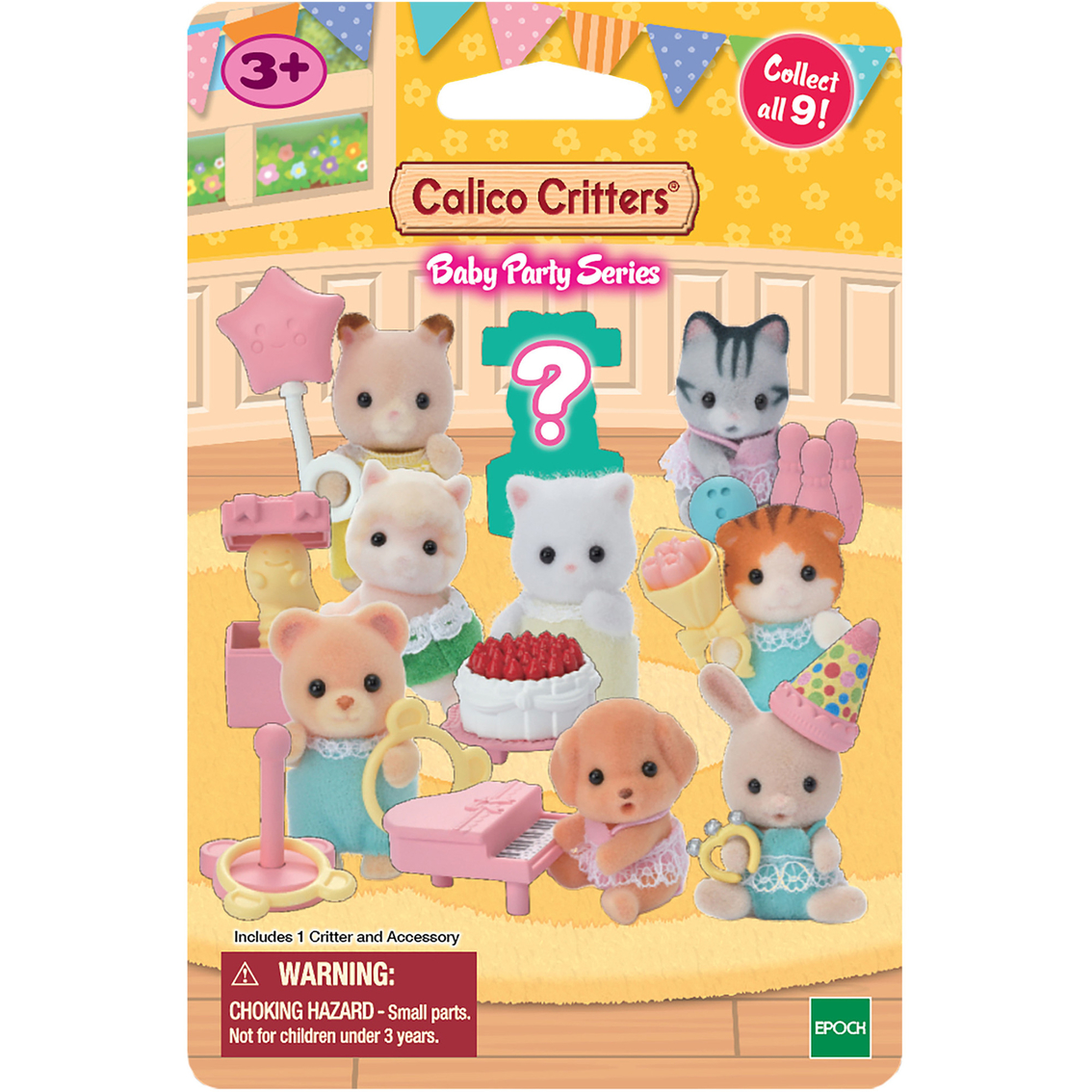 Epoch Calico Critters Baby Party Series Blind Bags, Dolls