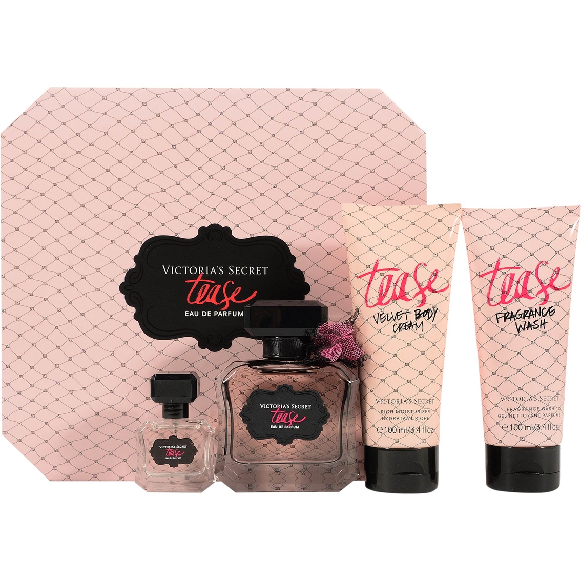 Victoria's Secret Tease Medium Fragrance 4 Pc. Gift Box Set 
