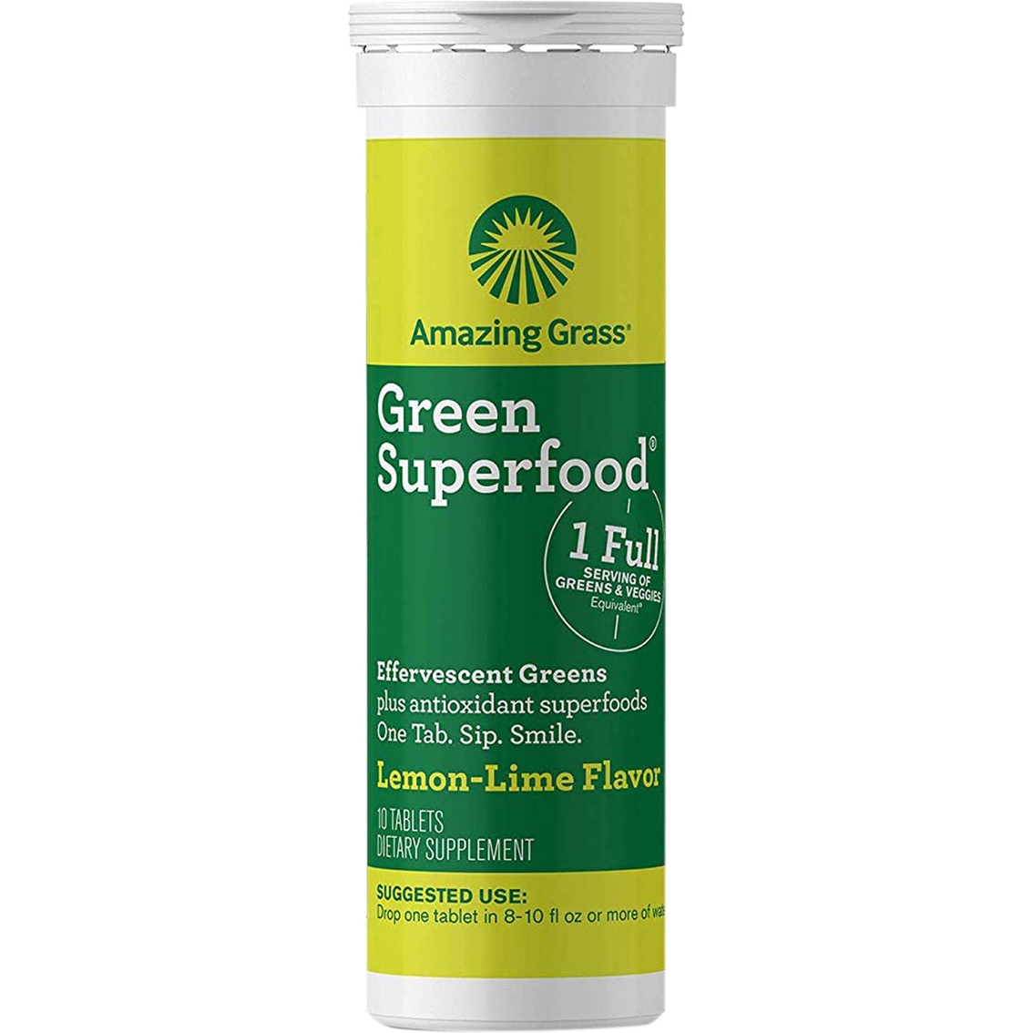 Amazing Grass Effervescent Lemon Lime 10 Tabs, 6 ct. - Image 2 of 3