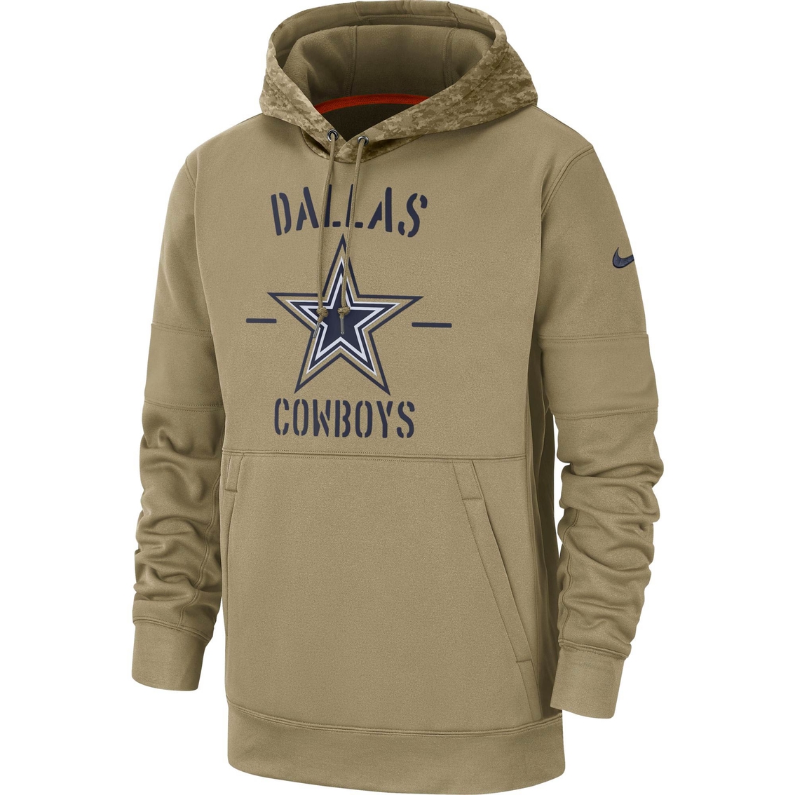 Nike Nfl Dallas Cowboys Salute To Service Therma Hoodie