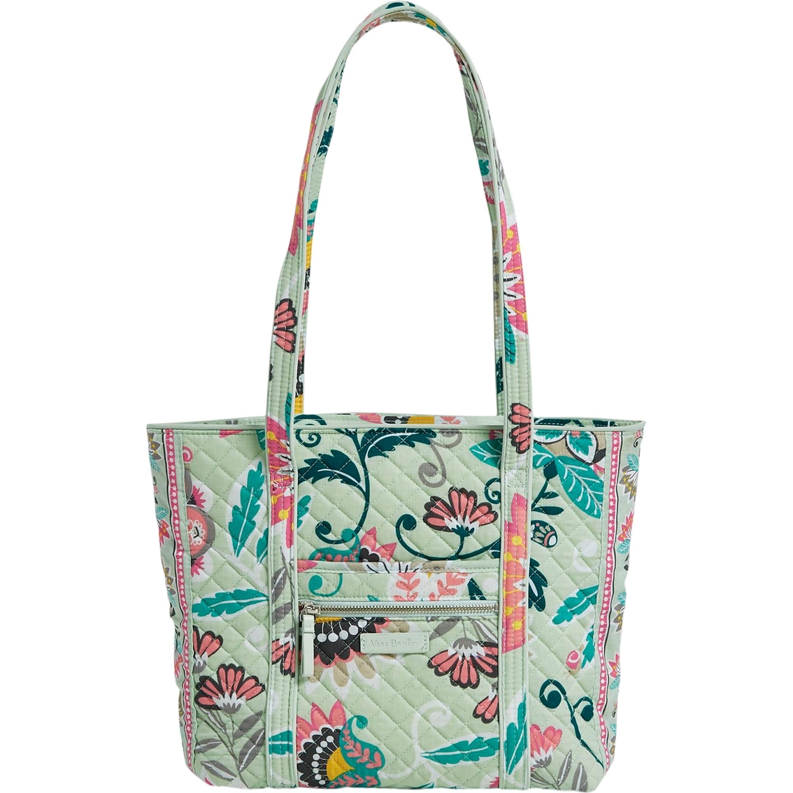 Vera Bradley Small Tote, Mint Flower | Totes & Shoppers | Clothing ...