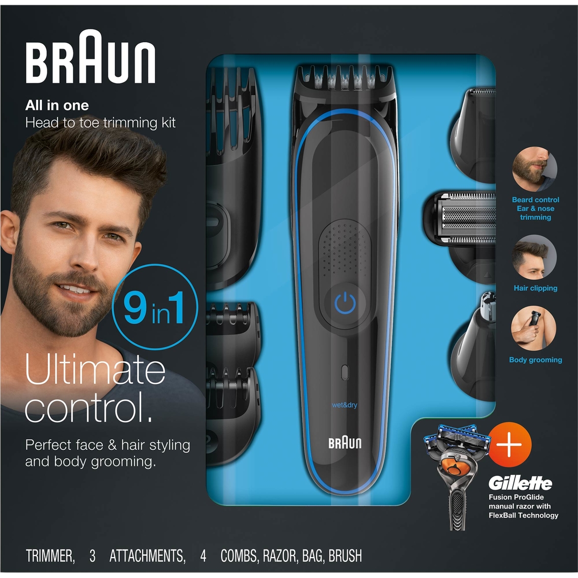 Braun Bt3040 Beardtrim Styler | Trimmers Clippers | Beauty & Health Shop