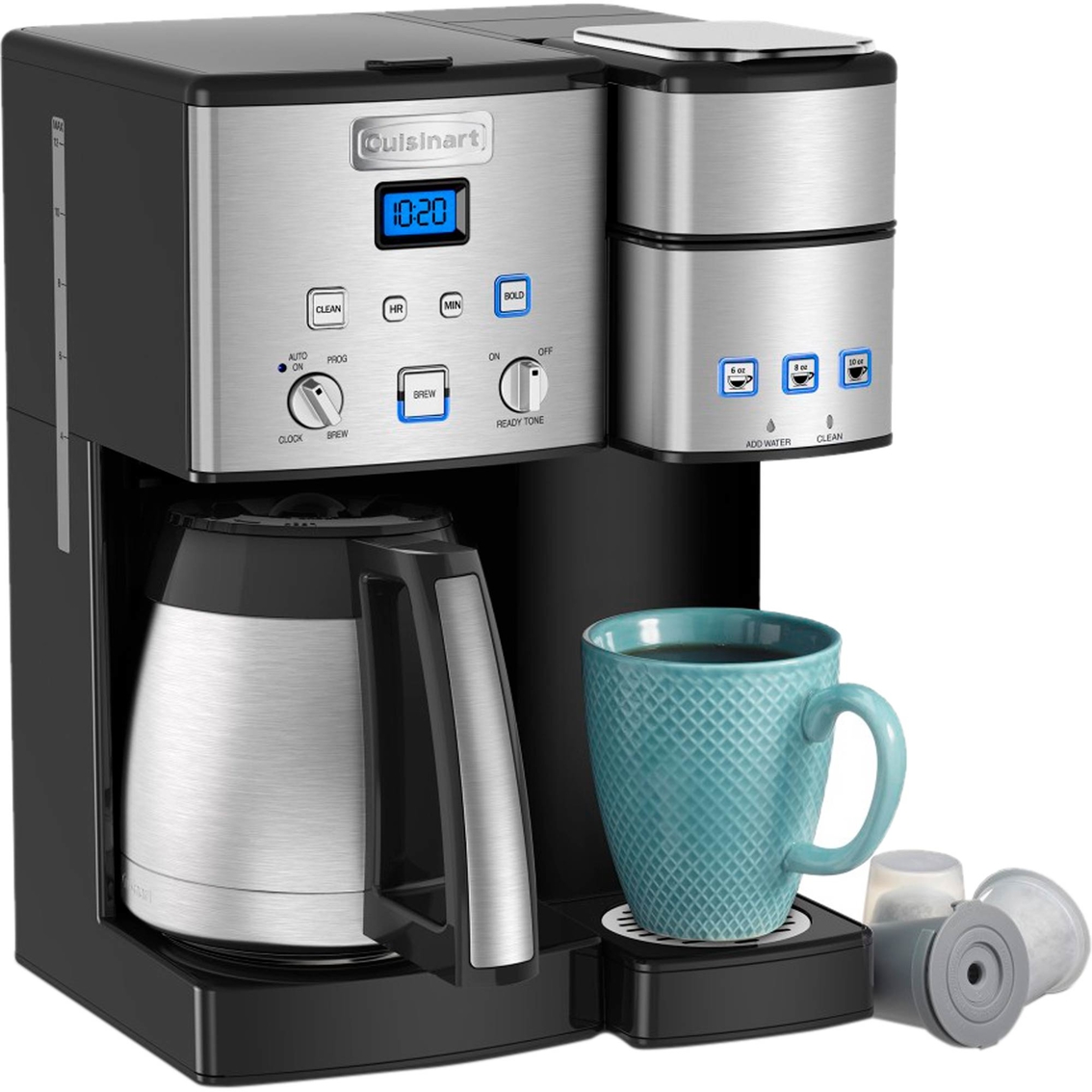 Cuisinart Coffee Center 10 Cup Coffeemaker with Thermal Carafe and Single Brewer - Image 4 of 4