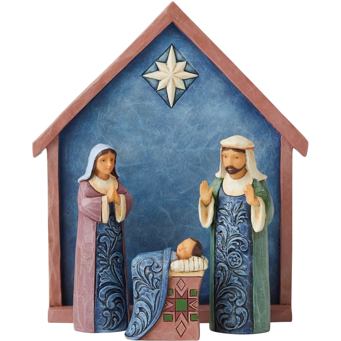 Jim Shore Heartwood Creek Nativity 4 Pc Figurine Set