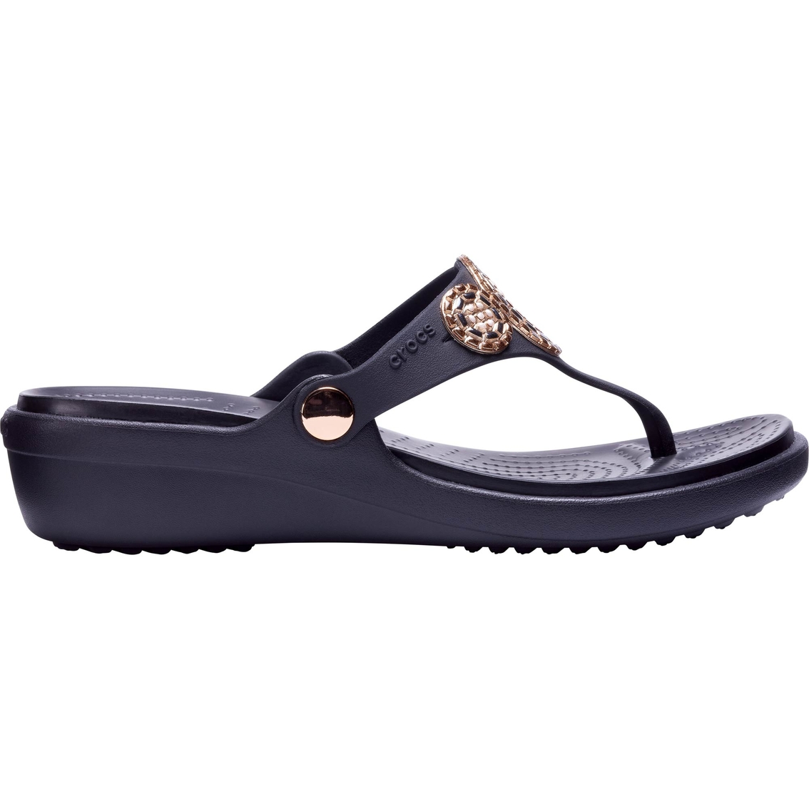 Crocs Women's Sanrah Diamante Wedge Flip Flops | Flip Flops | Swim Shop |  Shop The Exchange