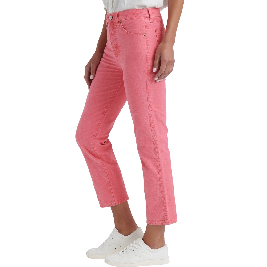 Lucky Brand Mid Rise Authentic Straight Crop Jeans - Image 3 of 3