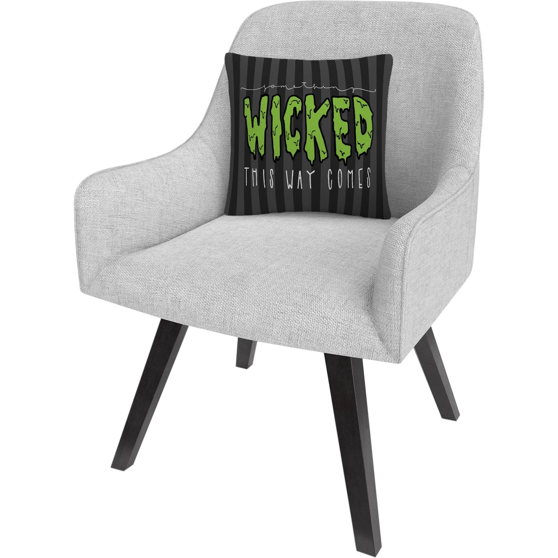 Trademark Fine Art Something Wicked This Way Comes Halloween Decorative Pillow - Image 2 of 3