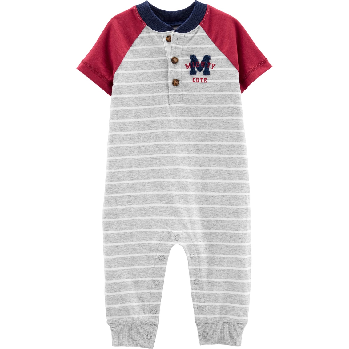 Carter's Infant Boys Varsity Striped Jumpsuit | Baby Boy 0-24 Months ...