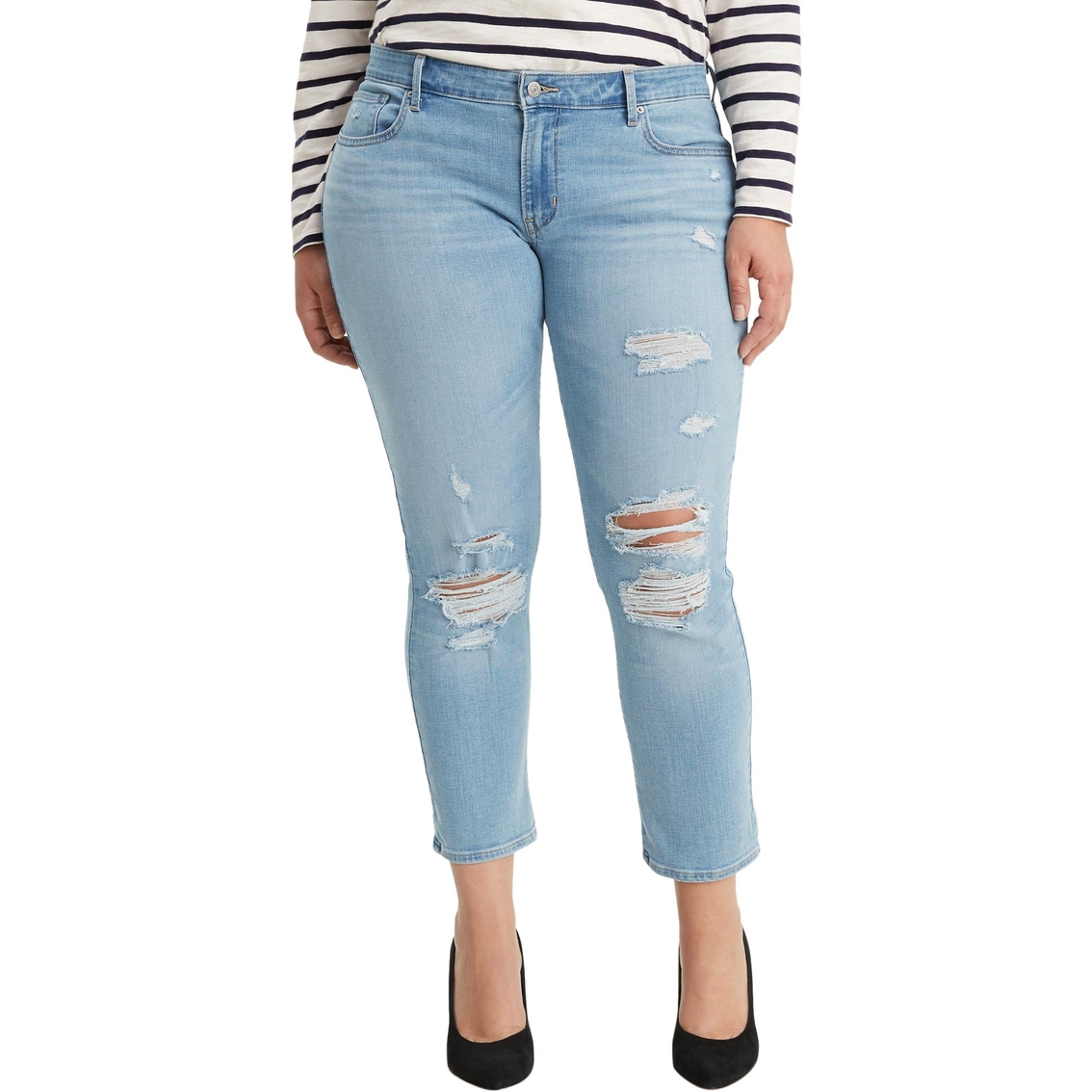 levi's 711 plus size skinny jeans