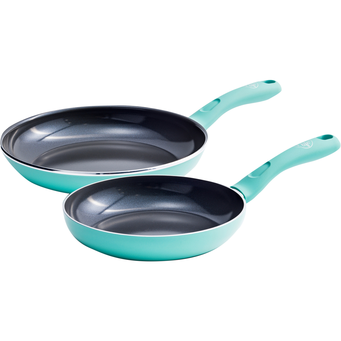 GreenLife  Soft Grip 7 and 10-Inch Frypan Set