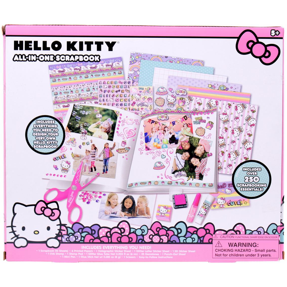 Hello Kitty Pack Of 2 Heart Stamps 54095 By Horizon Group USA New!!! 