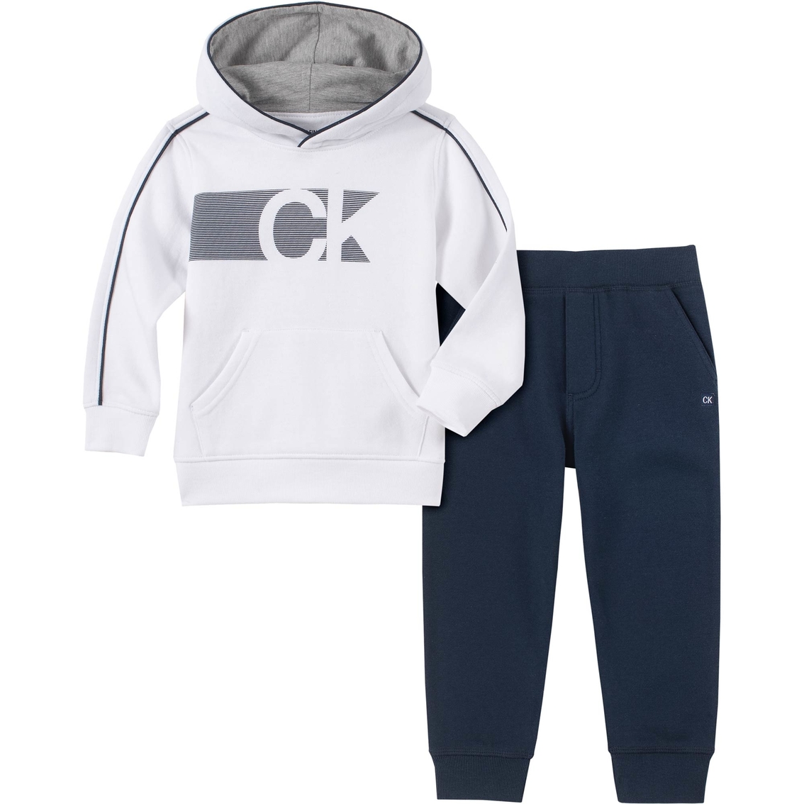 Calvin Klein Little Boys 2 Pc. Hoodie And Joggers Set | Boys 4-7x |  Clothing & Accessories | Shop The Exchange