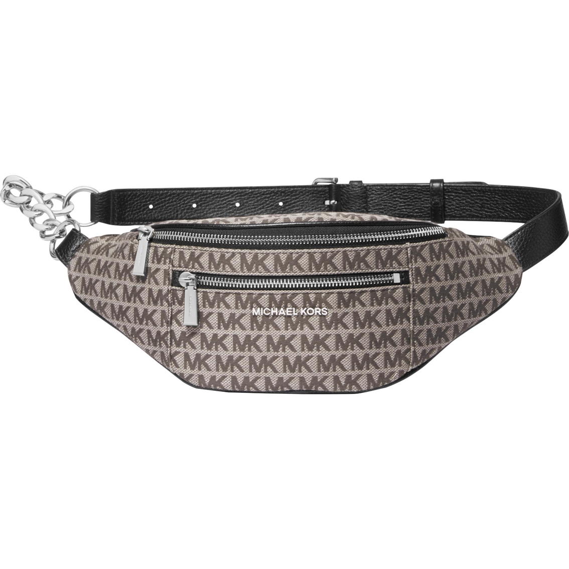 Michael Kors Mott Medium Leather Signature Waistpack | Crossbody Bags ...