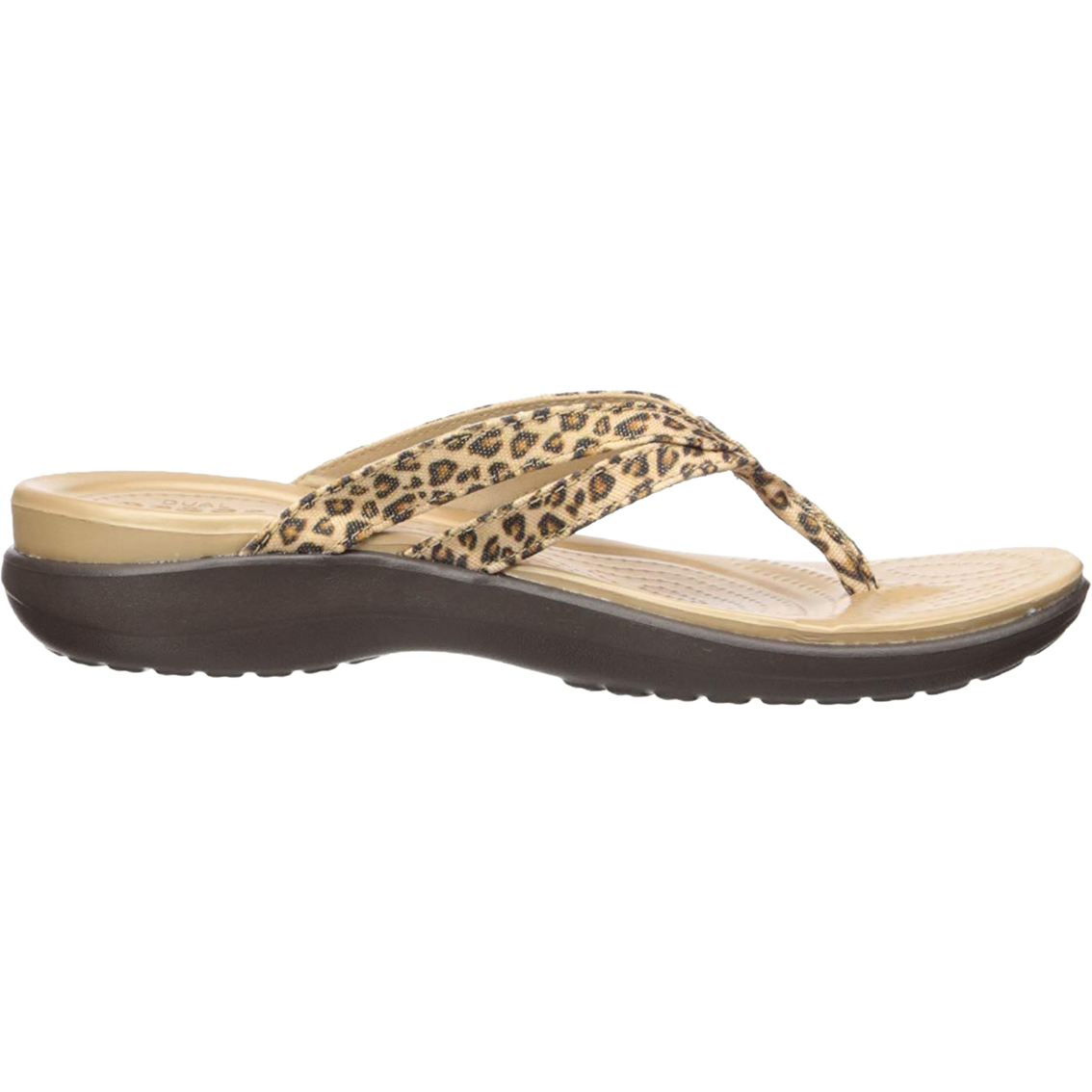 leopard print crocs flip flops