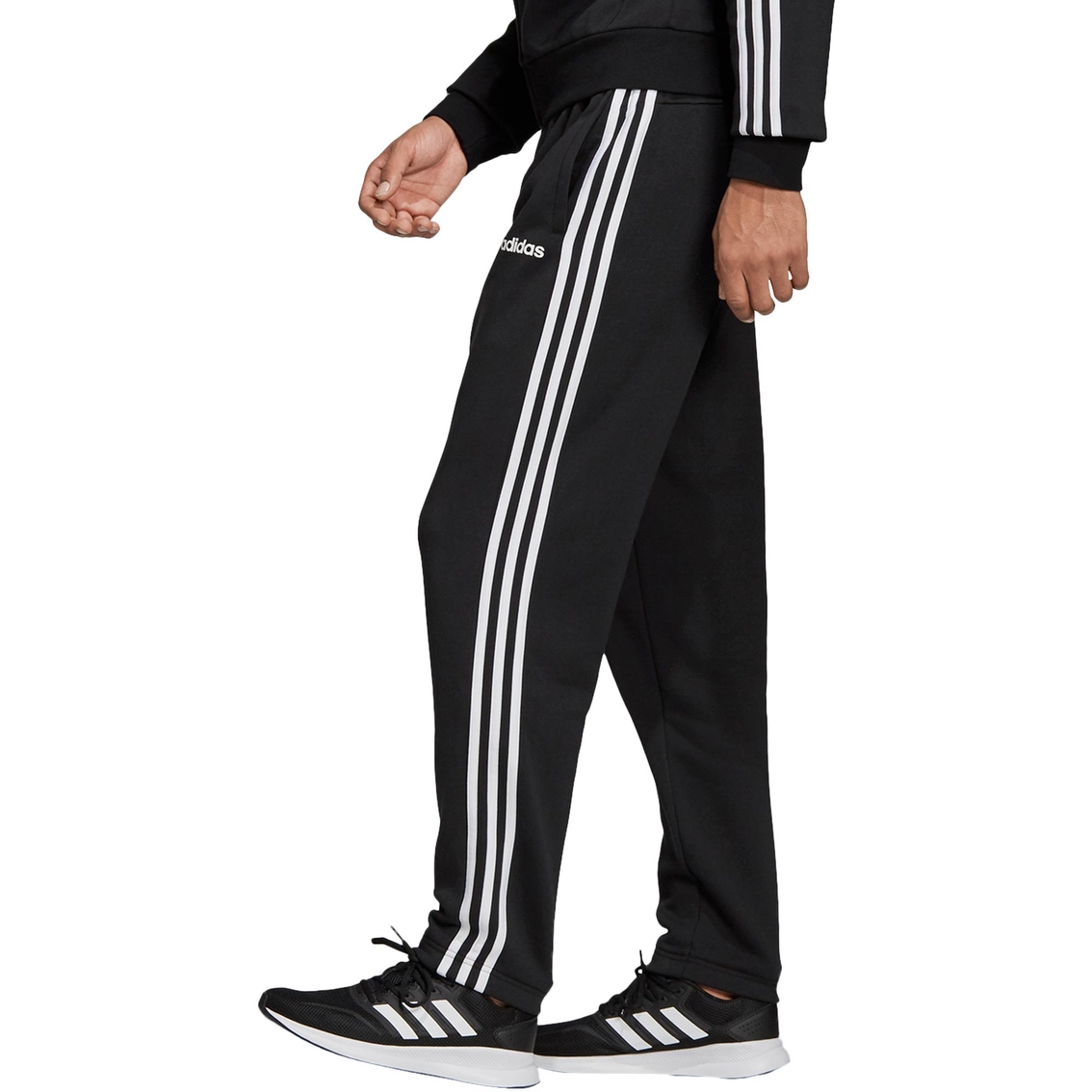 adidas Essentials 3 Stripe Tapered Pants - Image 3 of 5