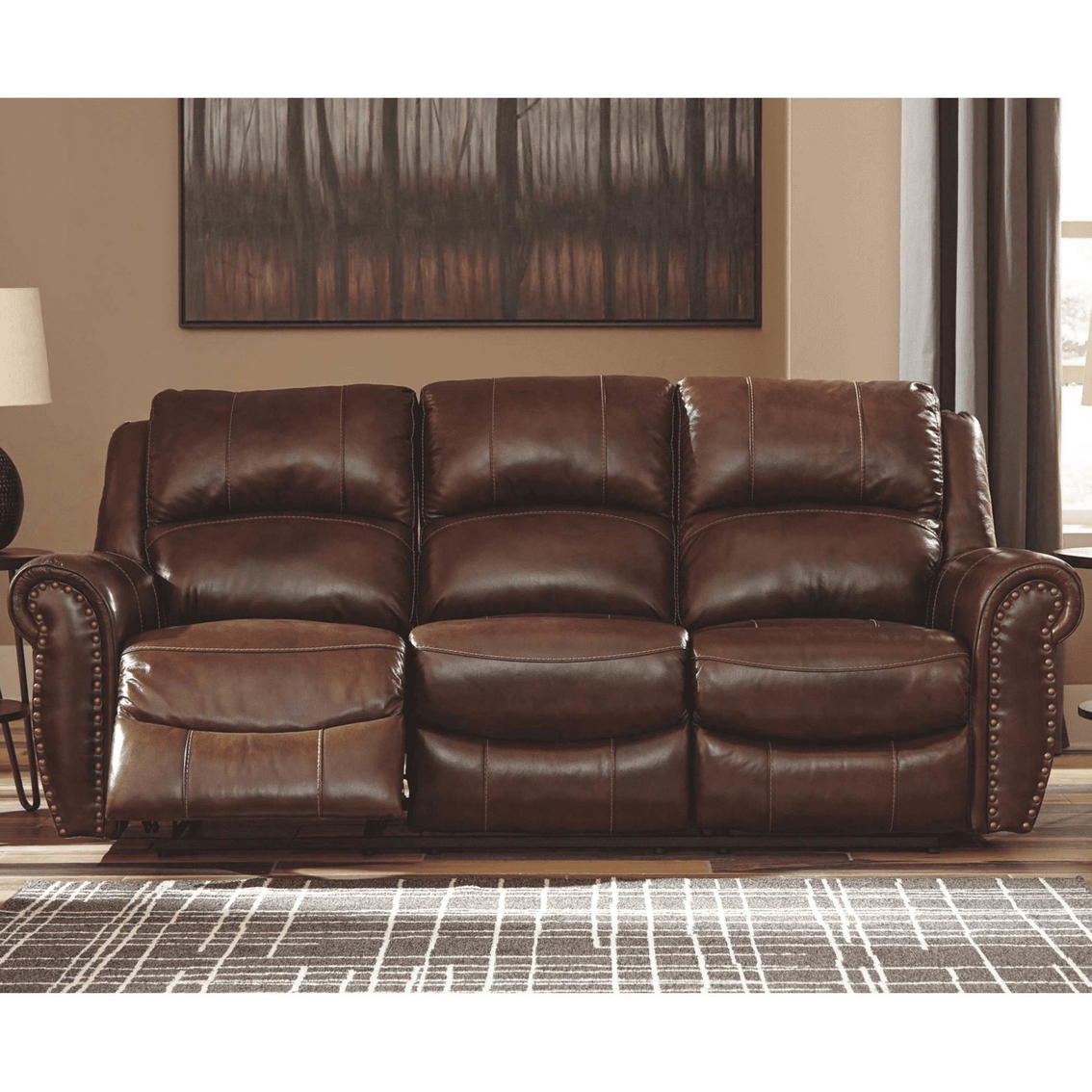 Signature Design By Ashley Bingen Power Reclining Sofa And
