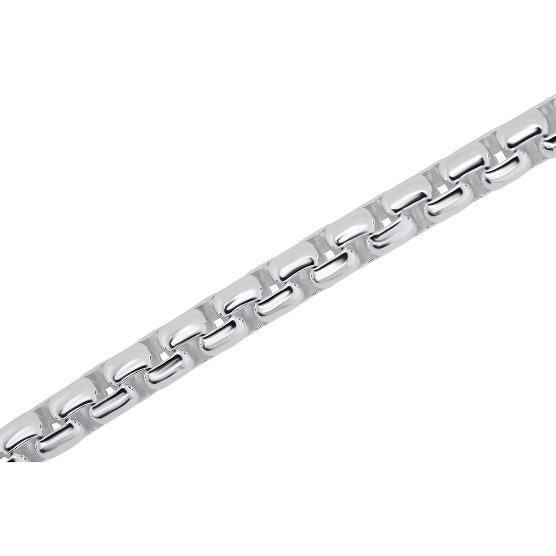 Sterling Silver Round Box Chain Bracelet - Image 2 of 3