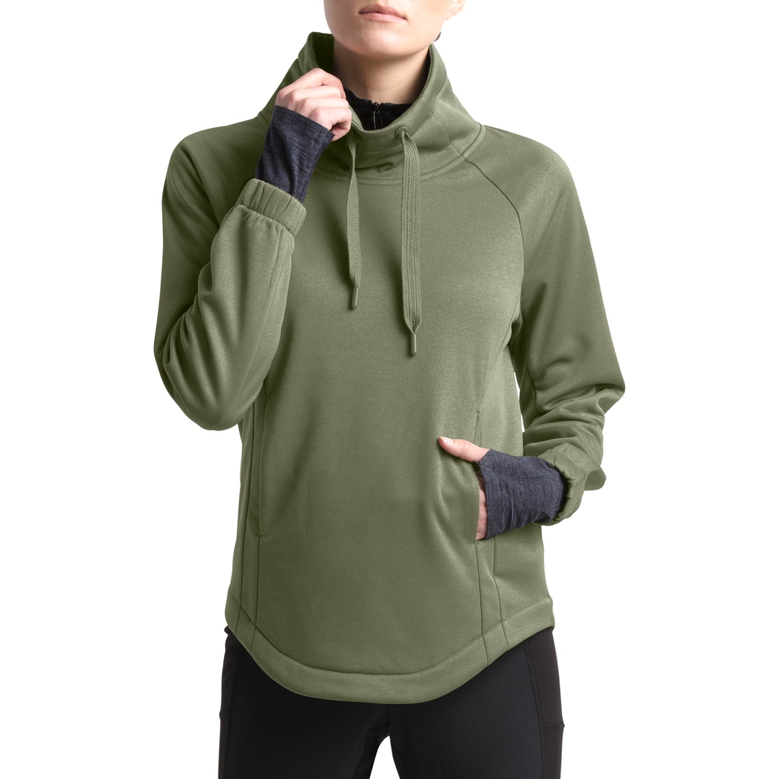 north face funnel neck pullover hoodie 