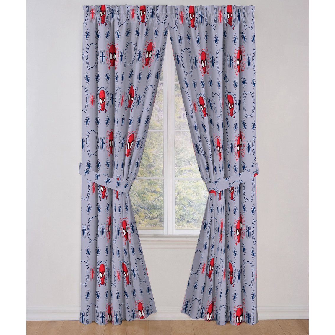 Details about   3D Curtains 1 Panel Spiderman Window Curtain Drapes with Grommets for Gifts