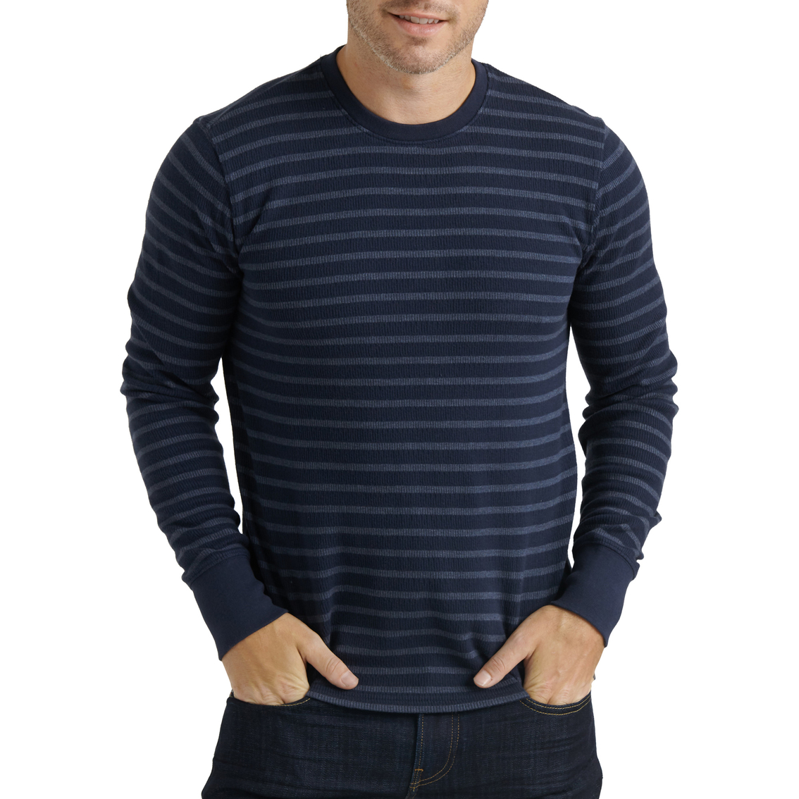 Lucky Brand Stripe Thermal Crew Neck Shirt | Shirts | Clothing ...