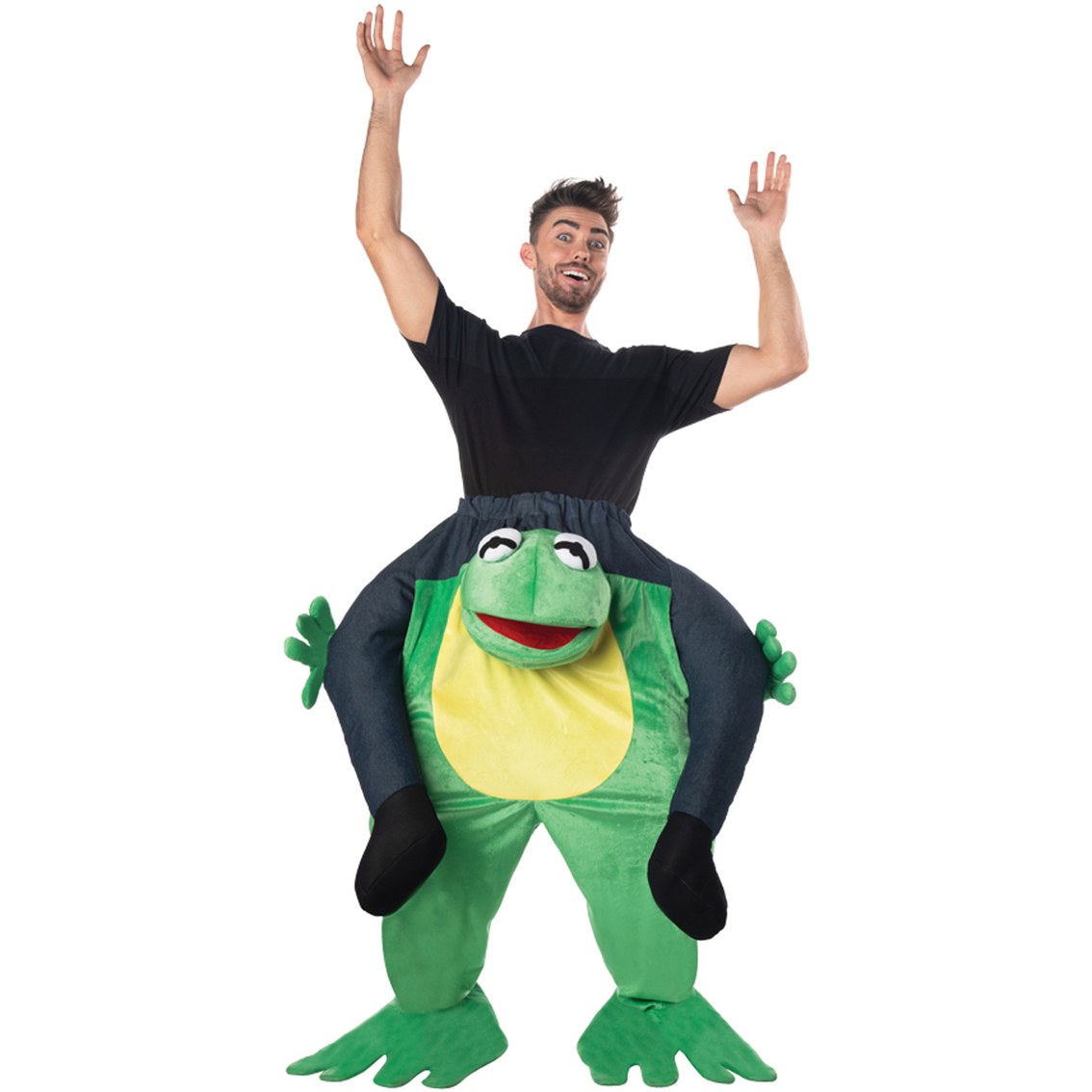 Seasonal Visions Adult Carry Me Frog Costume | Unisex Costumes ...