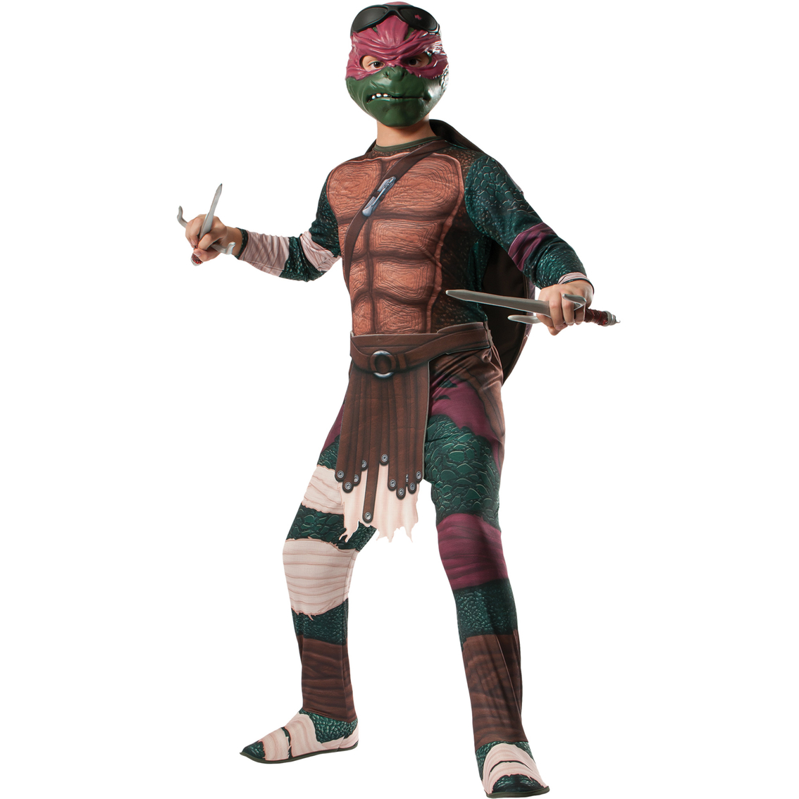 Adult Teenage Mutant Ninja Turtles T Shirt Costume Kit