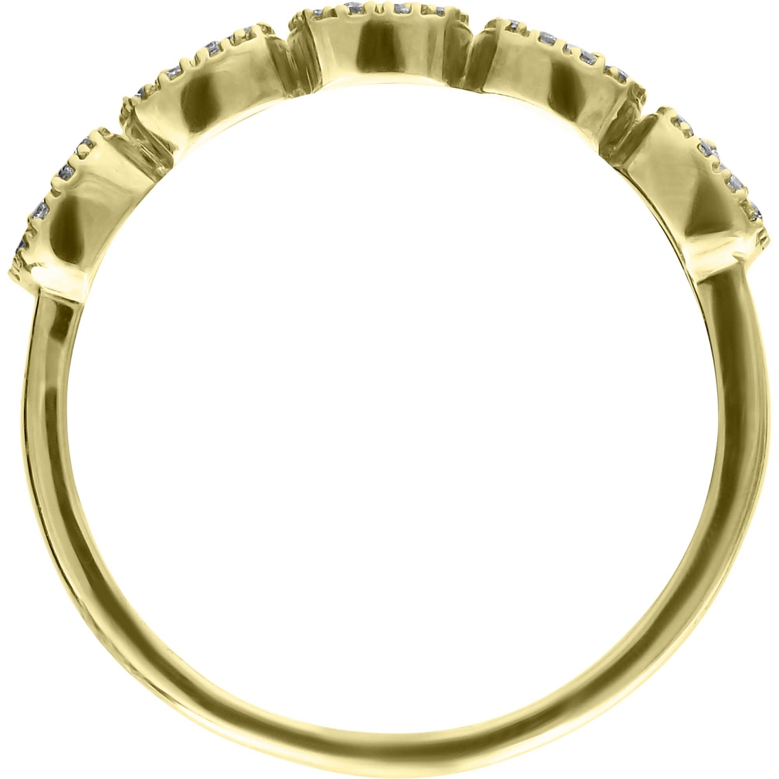 10K Gold 1/4 CTW Anniversary Band - Image 3 of 3
