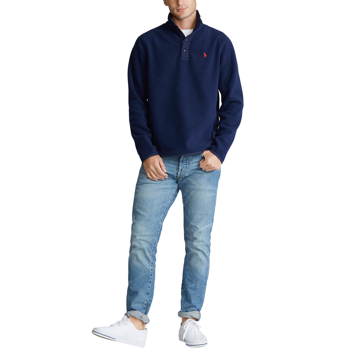 Polo Ralph Lauren Fleece Mock Neck Pullover | Shirts | Clothing ...