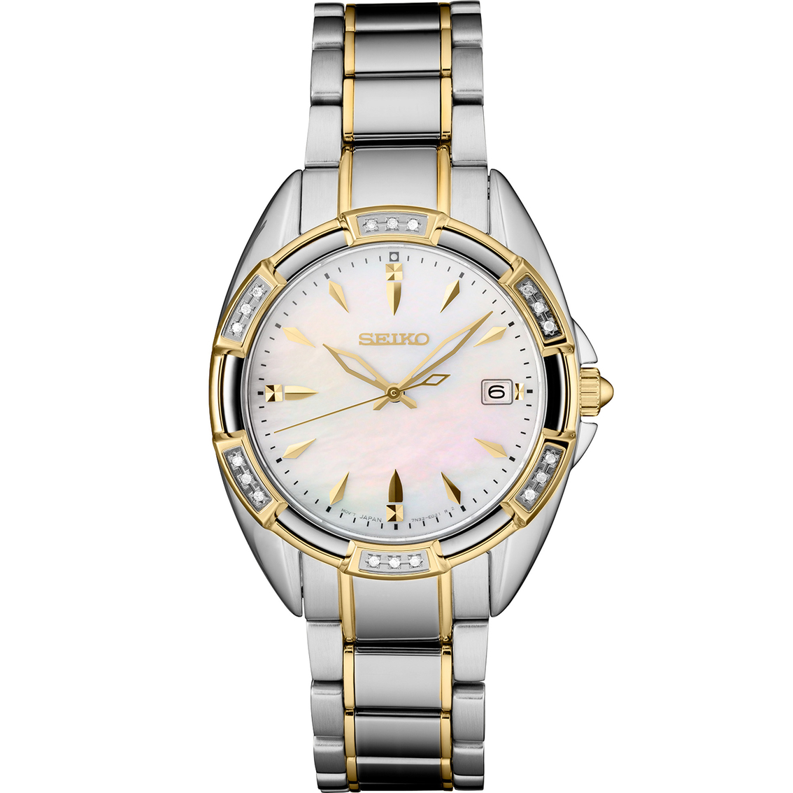 Seiko Women's Diamond Collection Watch Skk880 | Two-tone Band | Jewelry ...
