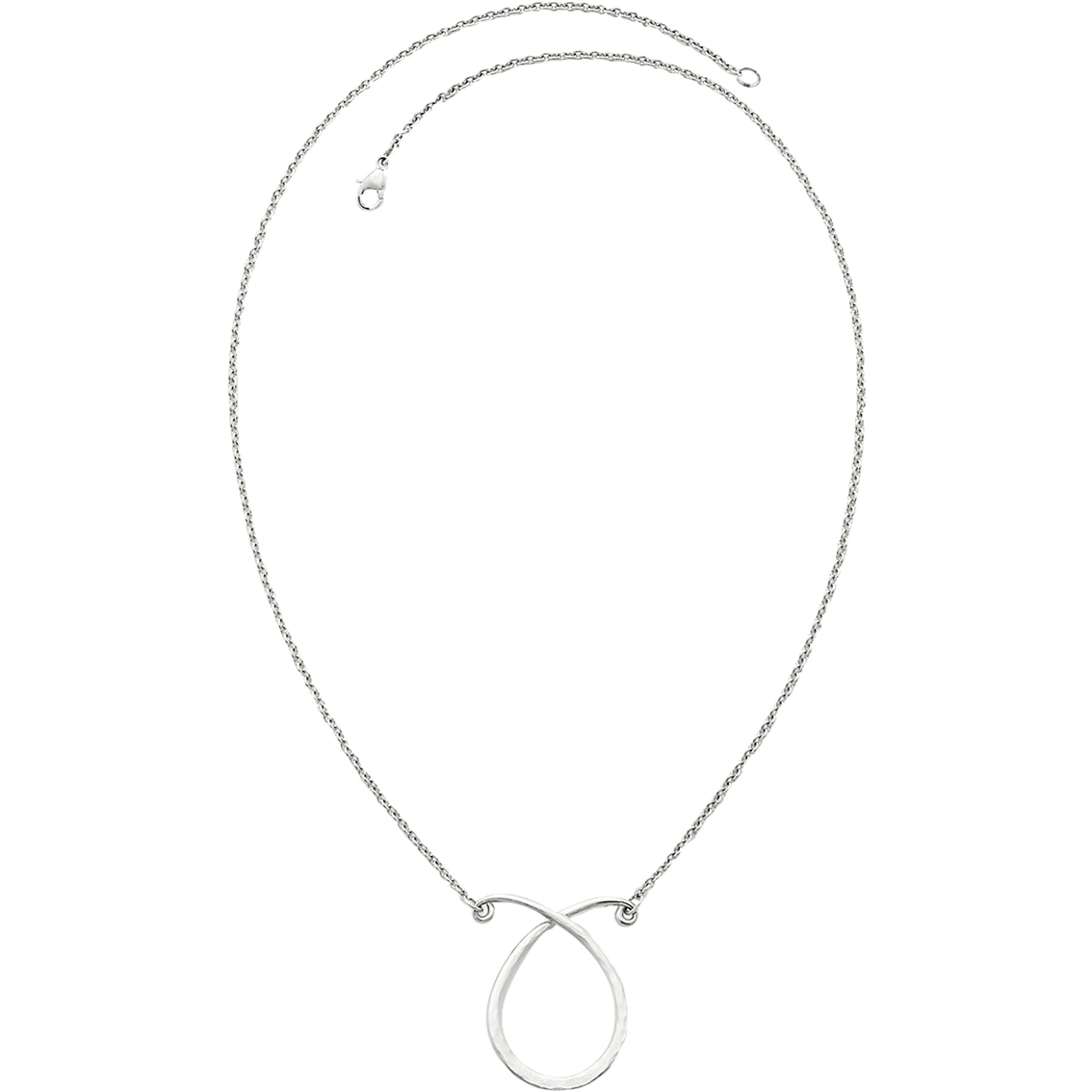James Avery Changeable Loop Charm Holder Necklace 18 In. | Silver ...