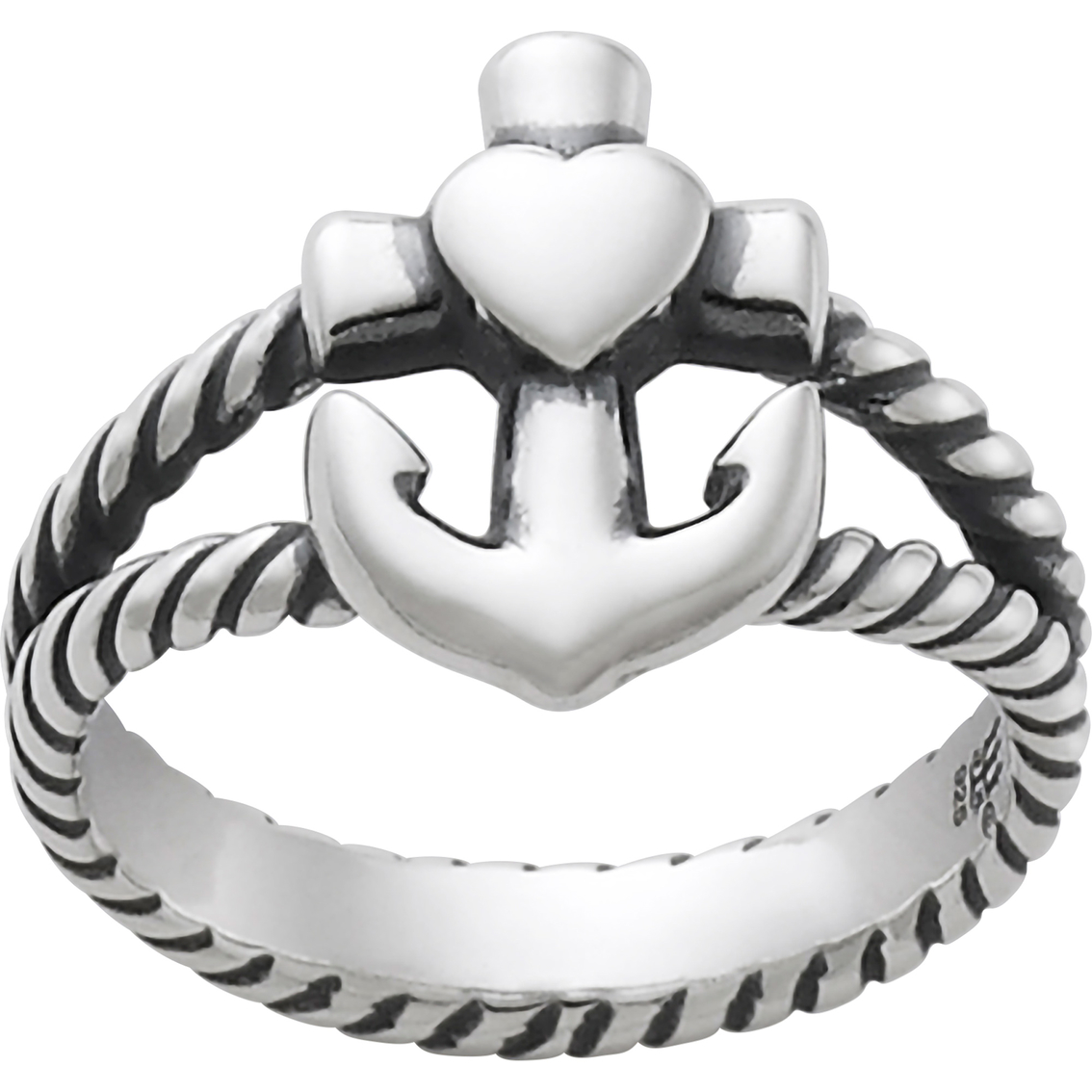 James Avery Faith Hope Love Twisted Rope Ring Silver Rings Jewelry