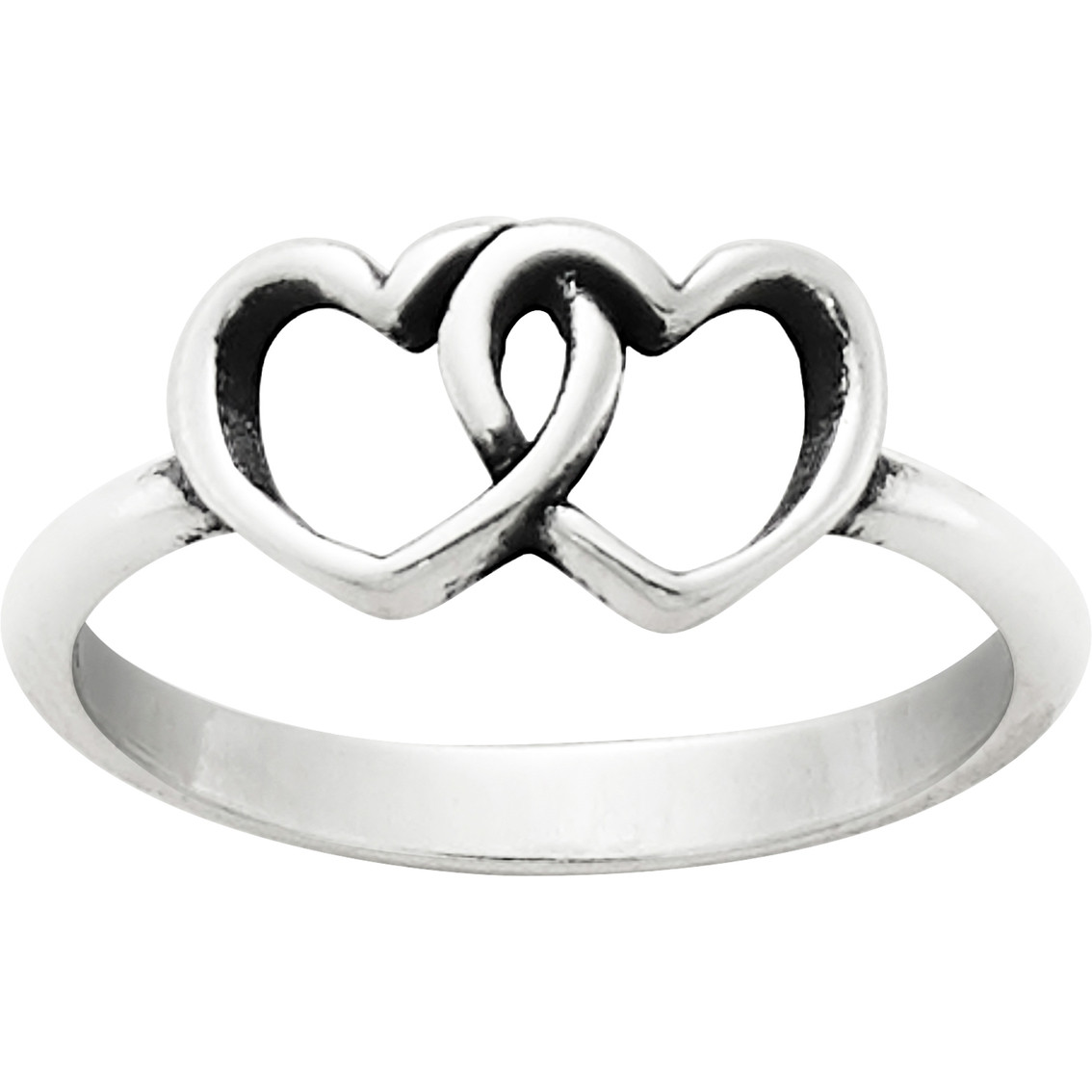 James Avery Sterling Silver Two Hearts Together Ring | Silver Rings ...