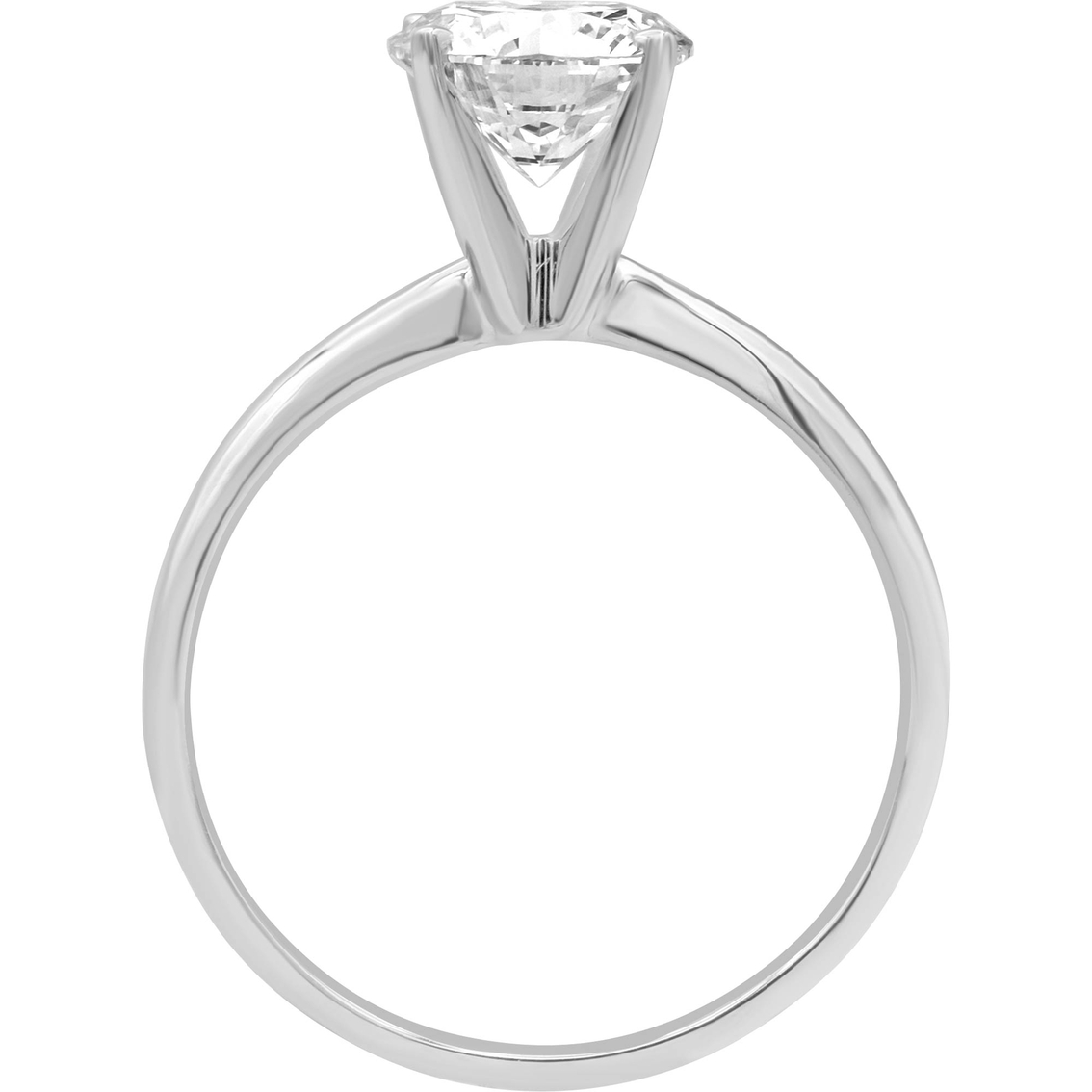 14K White Gold 1 1/2 ct. Diamond Solitaire Ring, Size 7 - Image 4 of 5