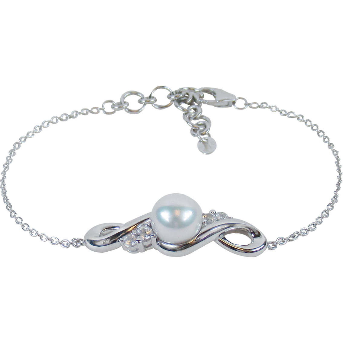 Blue Lagoon By Mikimoto Akoya Pearl With White Sapphires Bracelet ...