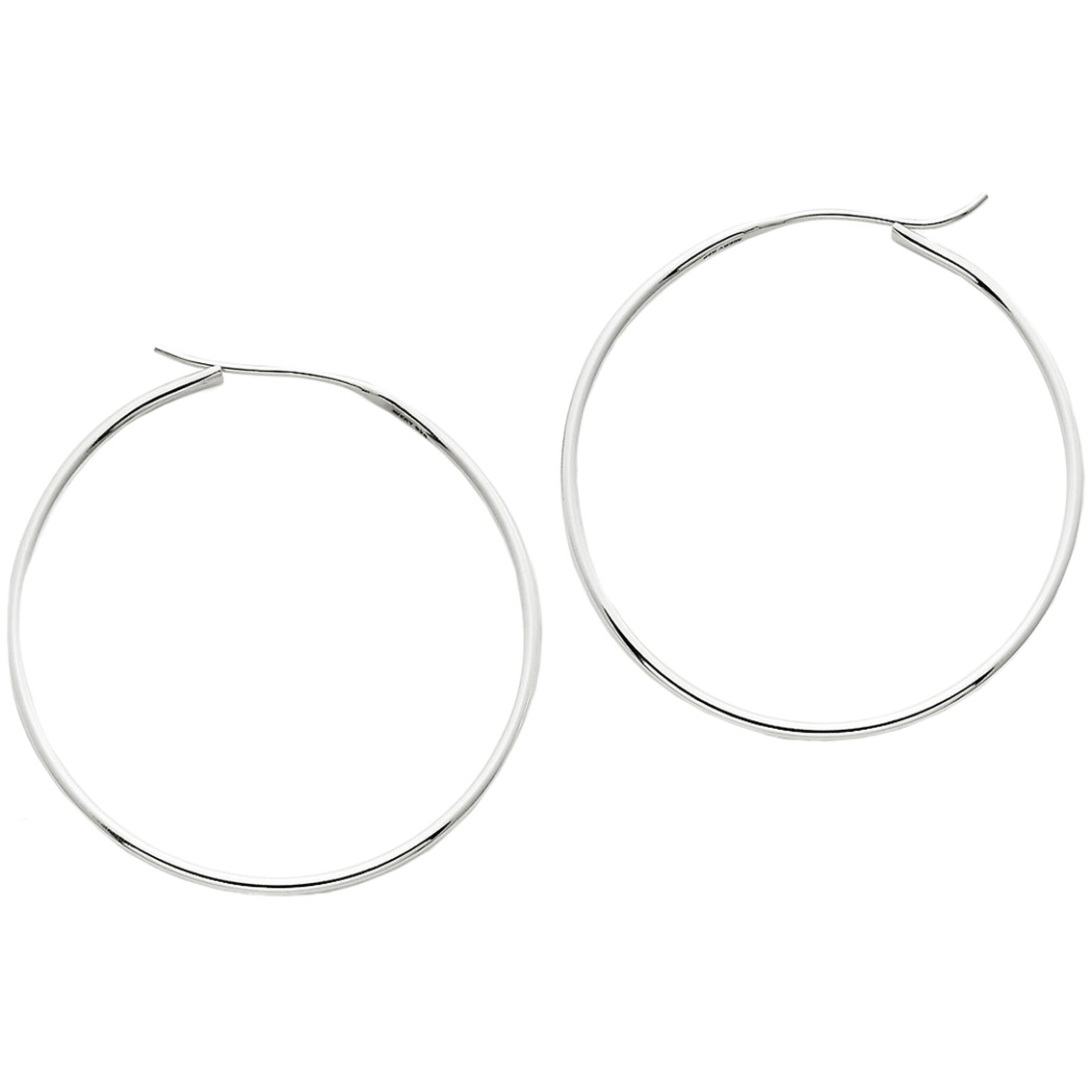 James Avery Large Swedged Hoop Earrings | Silver Earrings | Jewelry ...