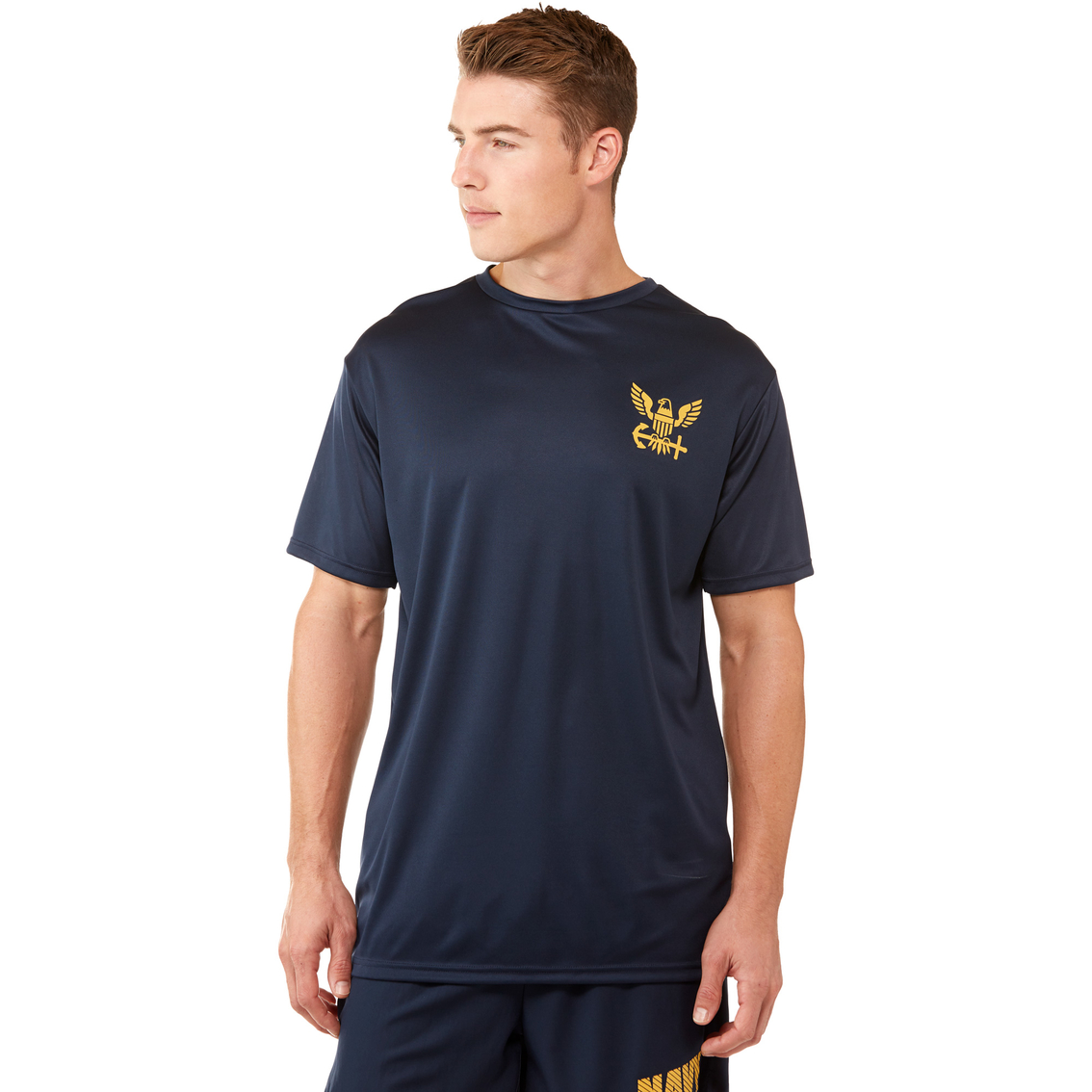 **NEW** GENUINE U.S PTU Blue PT Shirt NAVY Physical Training Uniforms 