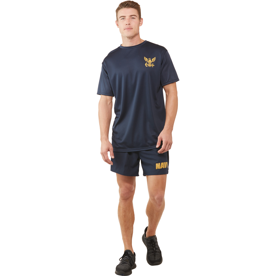NAVY XX-Large PT Shorts 2XL Physical Training Shorts Lined Reflective ...