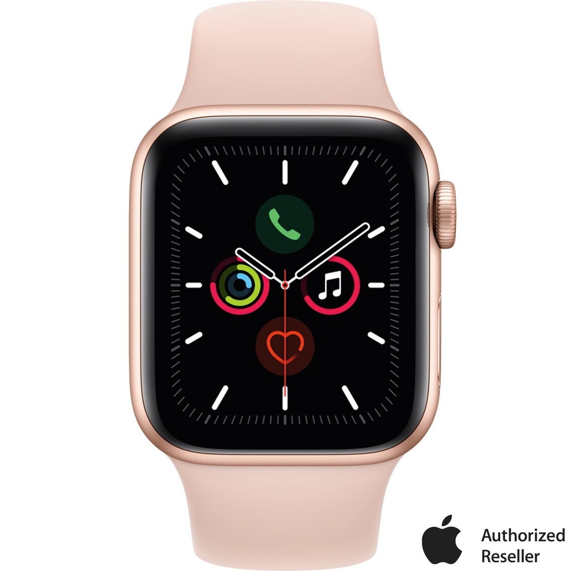 pink band apple watch