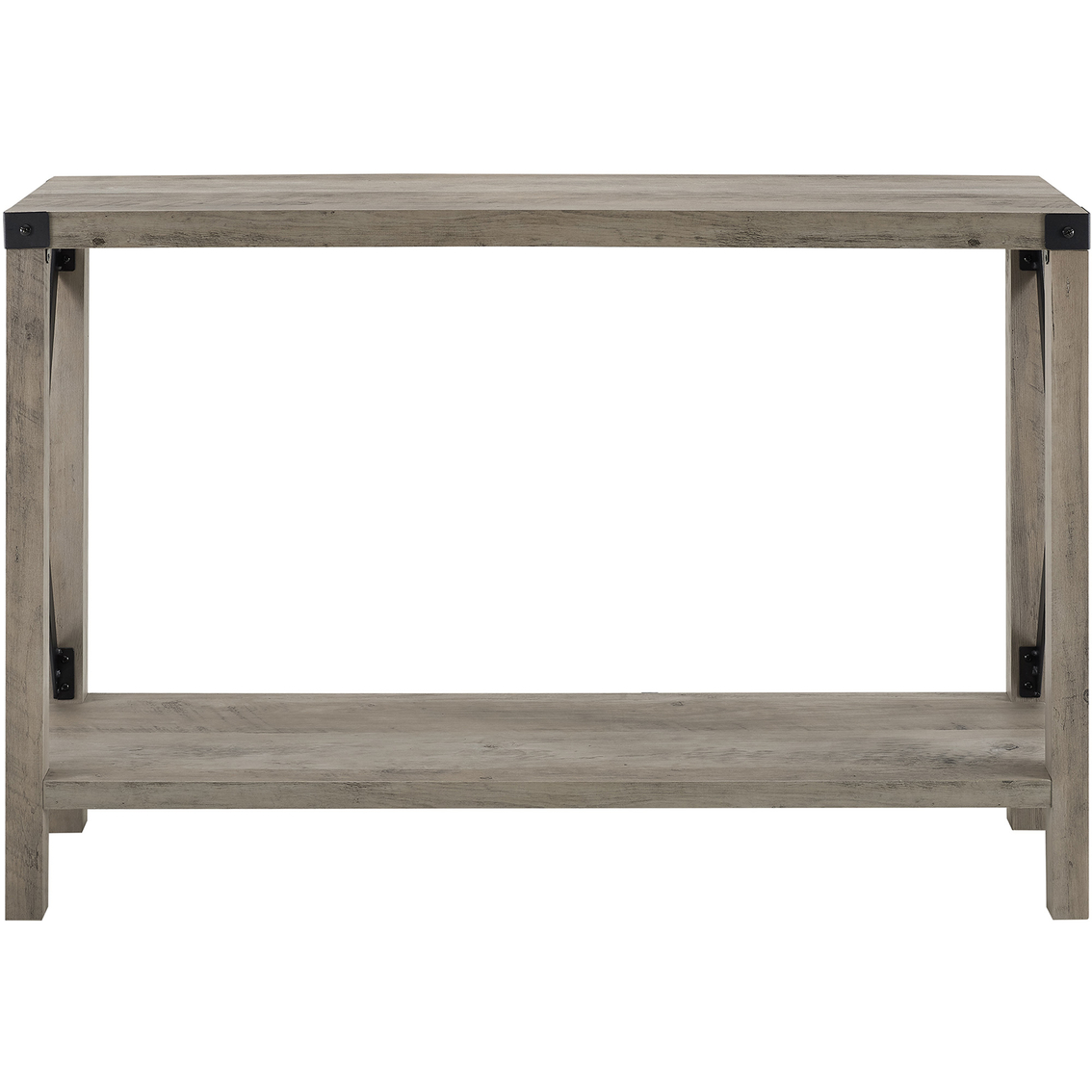 Walker Edison 46 in. Rustic Farmhouse Entryway Table - Image 2 of 4