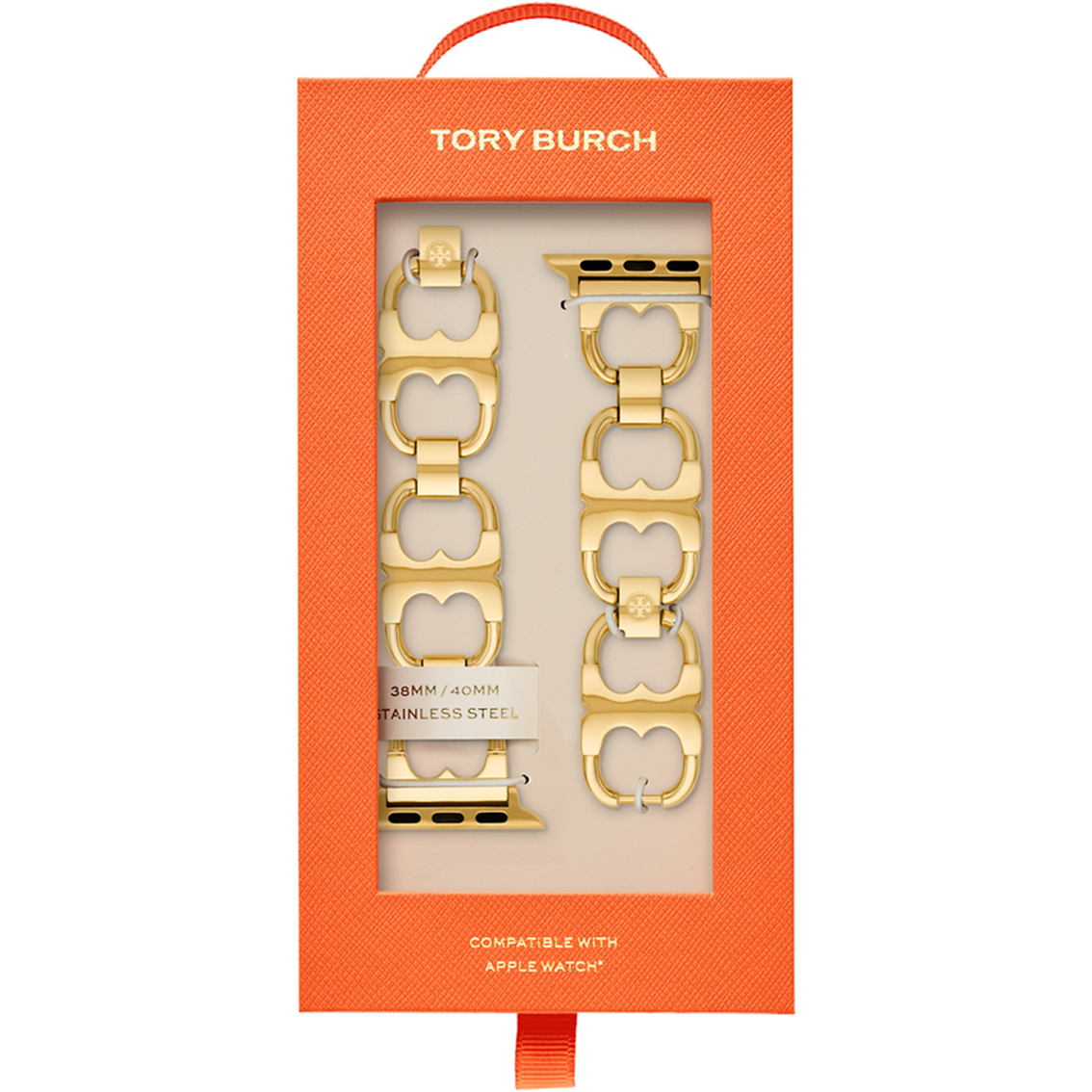Tory Burch Women's McGraw Gold Stainless Steel 38mm Bands for Apple Watches TBS0013 - Image 4 of 4