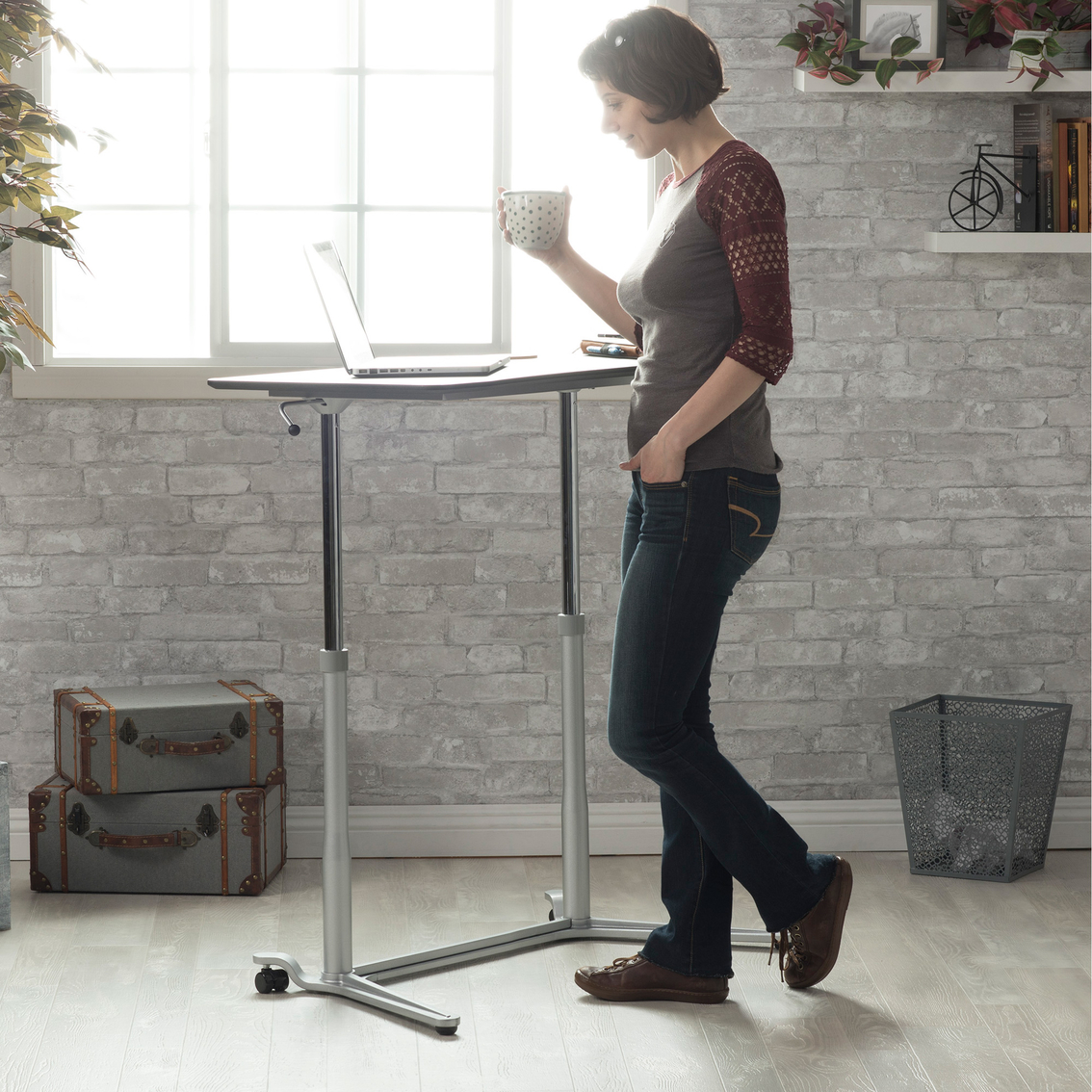 Calico Designs Sierra Adjustable Height Desk - Image 5 of 9