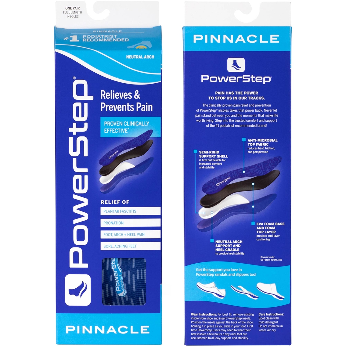 Powerstep Pinnacle Full Length Insoles - Image 2 of 6