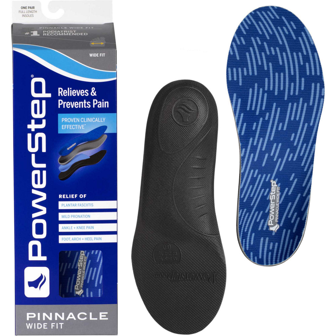 Powerstep Wide Fit Full Length Orthotic 