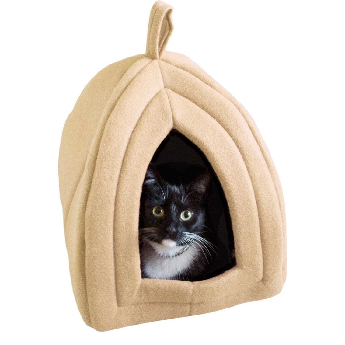 Petmaker Igloo Cat Bed with Cushion Pad - Image 2 of 3